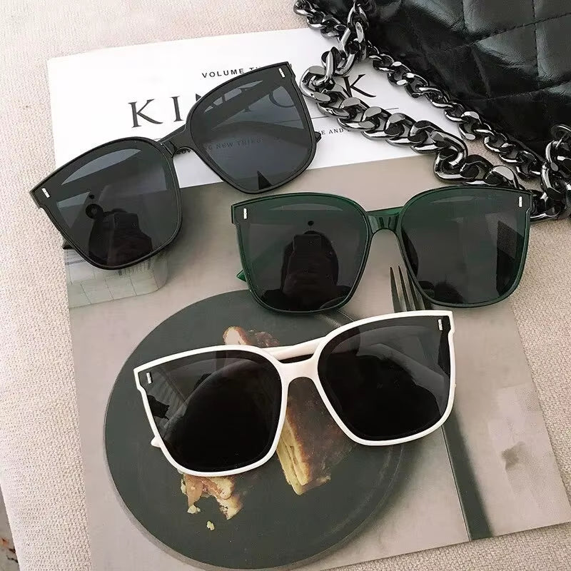 New Large Frame Sunglasses for Men and Women High-End Sunglasses Trendy and Fashionable