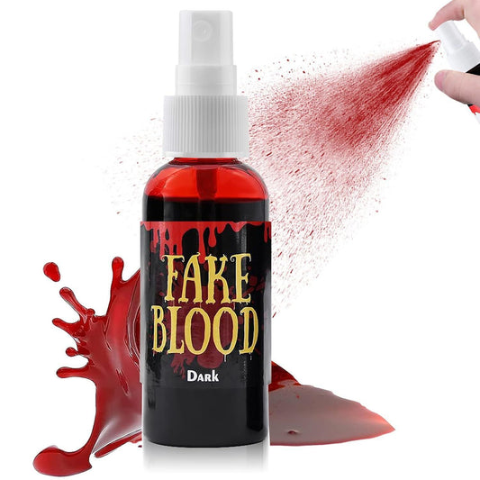 Halloween Fake Blood Washable,Fake Blood Makeup,Fake Blood for Clothes,Hallow