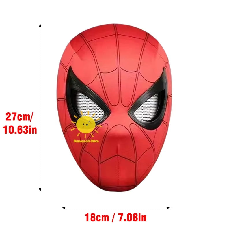 Spiderman Headgear Mask Cosplay Mobile Eye Mascara Miles Mask Spider Man 1:1 Elastic Toys Adults Children'S Gifts