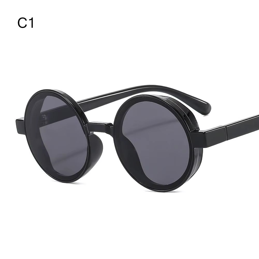 Oval Small round Sunglasses Women Men Vintage Fashion Punk Sun Glasses Hip Hop Sunglasses Travel Shades UV400 Eyeglasses