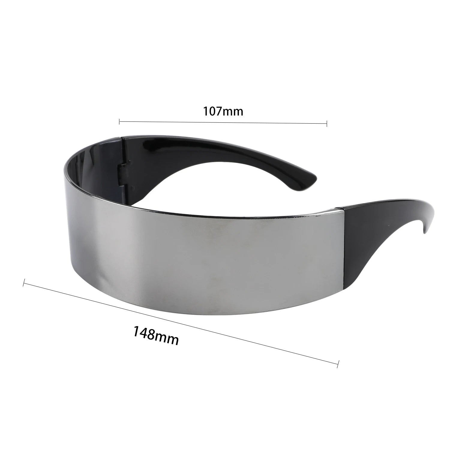 Women Future Technology Sunglasses Y2K Laser Eyeglasses anti UV400 One Peice Mirrored Lens Eyewear Glasses Men Glasses