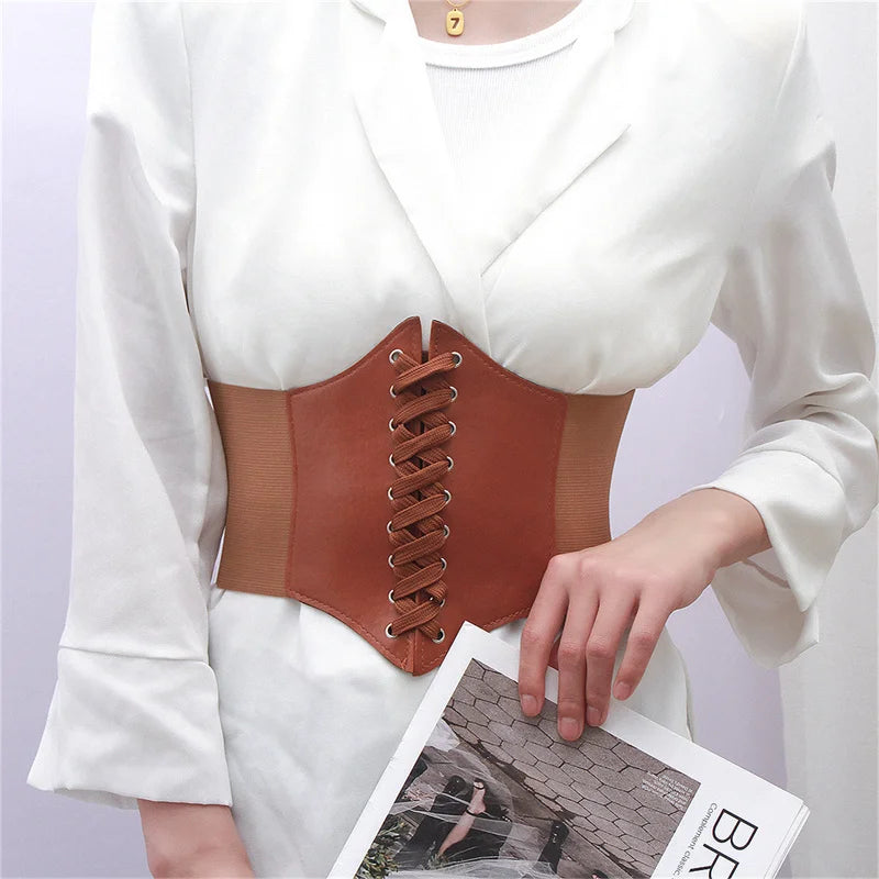 New Corset Wide Belts Slimming Body Belts for Women Elastic Waist Belts Cinto Sobretudo Feminin Ceinture Wide Belt for Girl