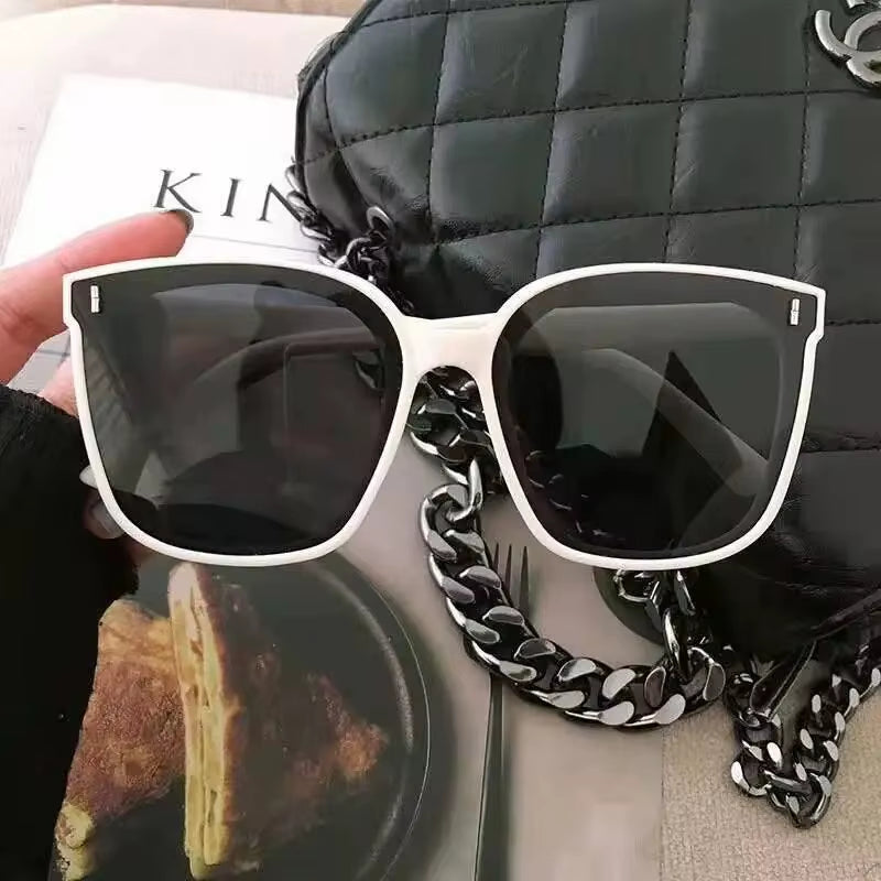 New Large Frame Sunglasses for Men and Women High-End Sunglasses Trendy and Fashionable