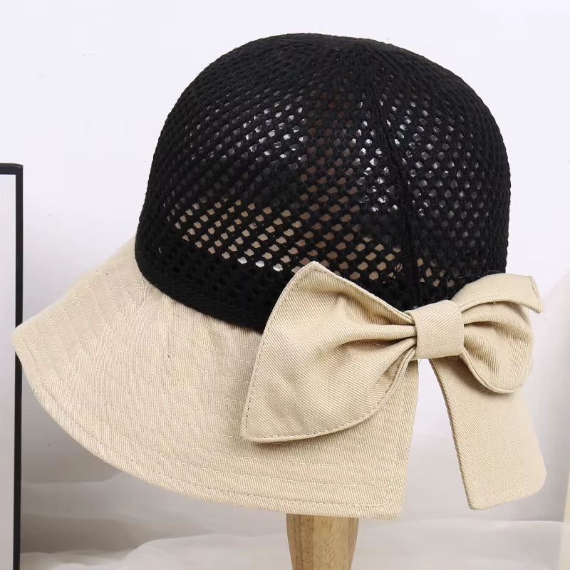 Women Ponytail Straw Sun Hat Wide Brim Visor Summer Adjustable Cap Sun Beach Foldable Hats