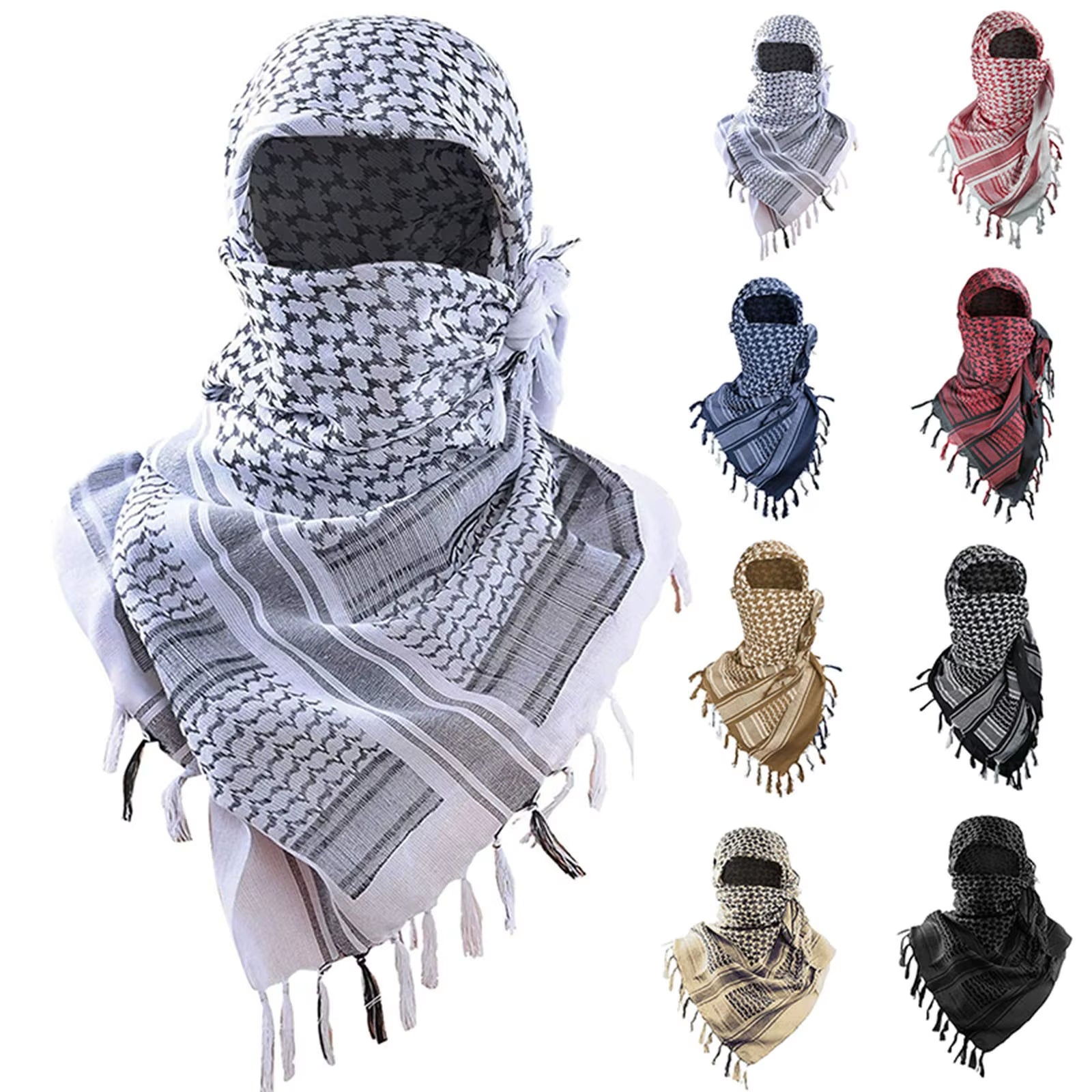 Temperament Silk Scarf Wrap Men & Women Head Neck Wrap Shawl Motorcycle Hiking Paintball Face Womens Winter Scarves Gorras