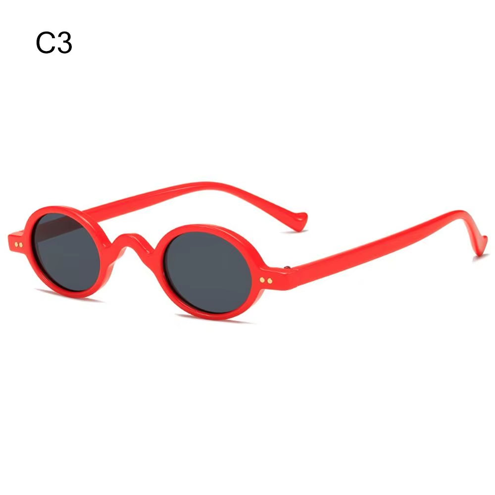 Oval Small round Sunglasses Women Men Vintage Fashion Punk Sun Glasses Hip Hop Sunglasses Travel Shades UV400 Eyeglasses